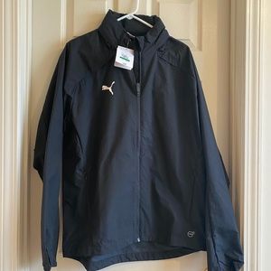 PUMA Men's Black Rain Coat L